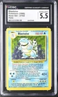 Blastoise 2/102 Holo Base Set Pokemon CGC 5.5