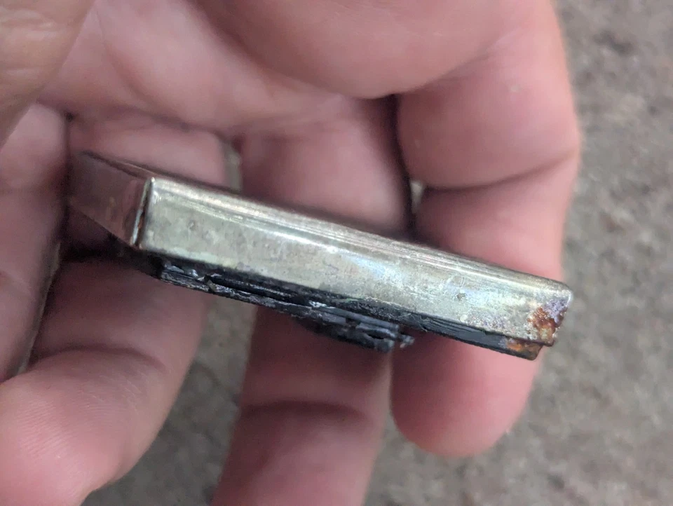 IMPRESIONANTE MARCO DE FOTOS VICTORIANO ANTIGUO PEQUEÑO DE PLATA ESTERLINA SÓLIDA Foto 3 de 4