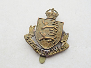 Cyprus Regiment Cap Badge
