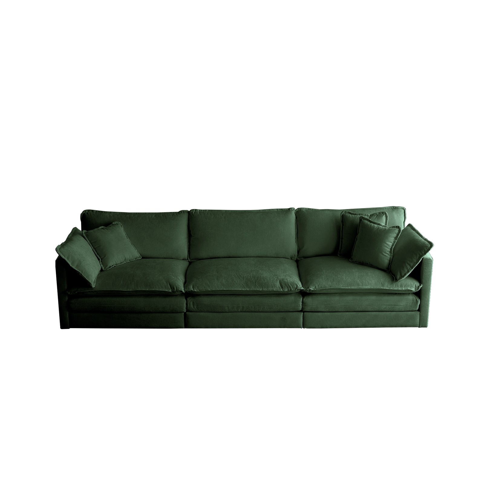 3 Piece Sofa Set Oversized Sofa Comfy Sofa Couch, 2 Pieces of 2 Seater and 1 Pie