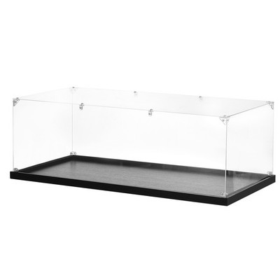 Acrylic Display Case, 11.8''x24.4''x8'' Clear Display Box Assemble Dustproof
