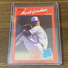 1990 Donruss - Rated Rookie Mark Gardner #40 (RC) Montreal Expos