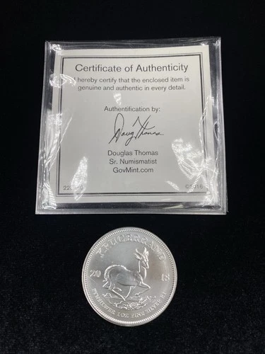2018 Silver Krugerrand 1 oz — photo from another recent sale