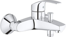 Grohe 33300002 Eurosmart Miscelatore Monocomando per Vasca/Doccia, Cromo, Estern