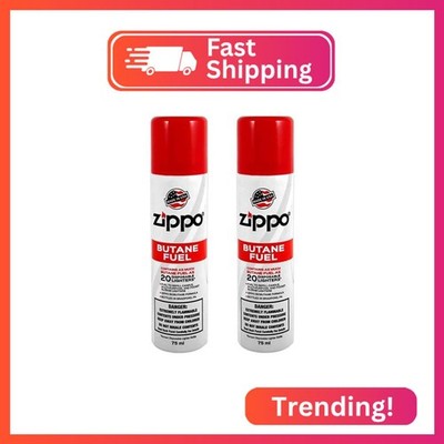 Zippo Butane Fuel Refill   Premium High-Purity for Lighters, Torches & Inserts  