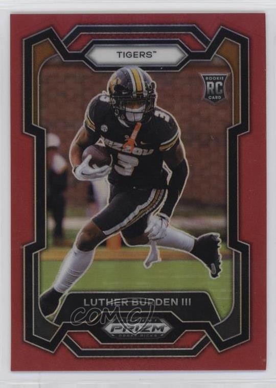 2024 Panini Prizm Draft Picks Red Prizm 112/299 Luther Burden III #198 15ik