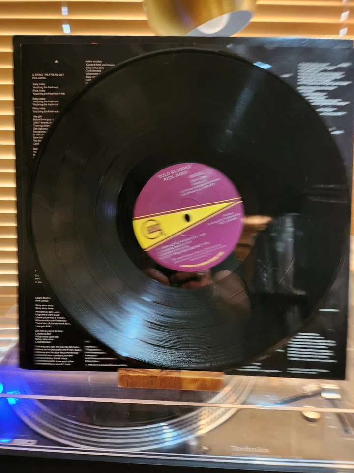 Rick James, Cold Blooded, 1983 1st Gordy, 6043GL, VG+/VG+ Foto 3 de 4