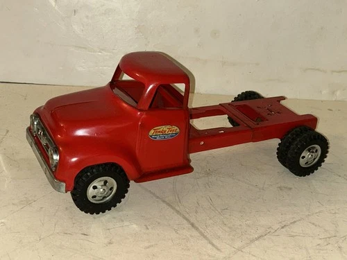 RARE EX! Original Vintage 1956 Tonka long Frame Stake Truck Interchangeable Bed