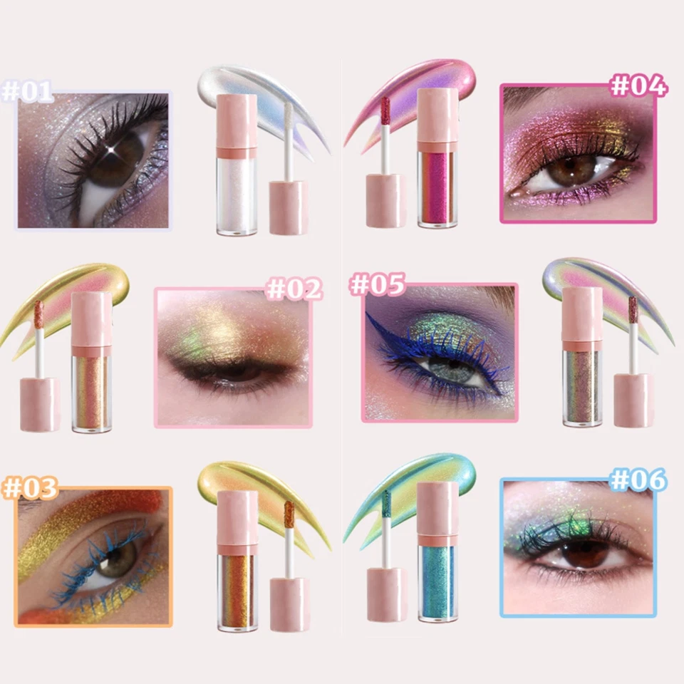 Women Eye Shadows 4ml Make Up Accesory Halloween Liquid Chameleon Eyeshadow 1Pc - Image 2 of 4