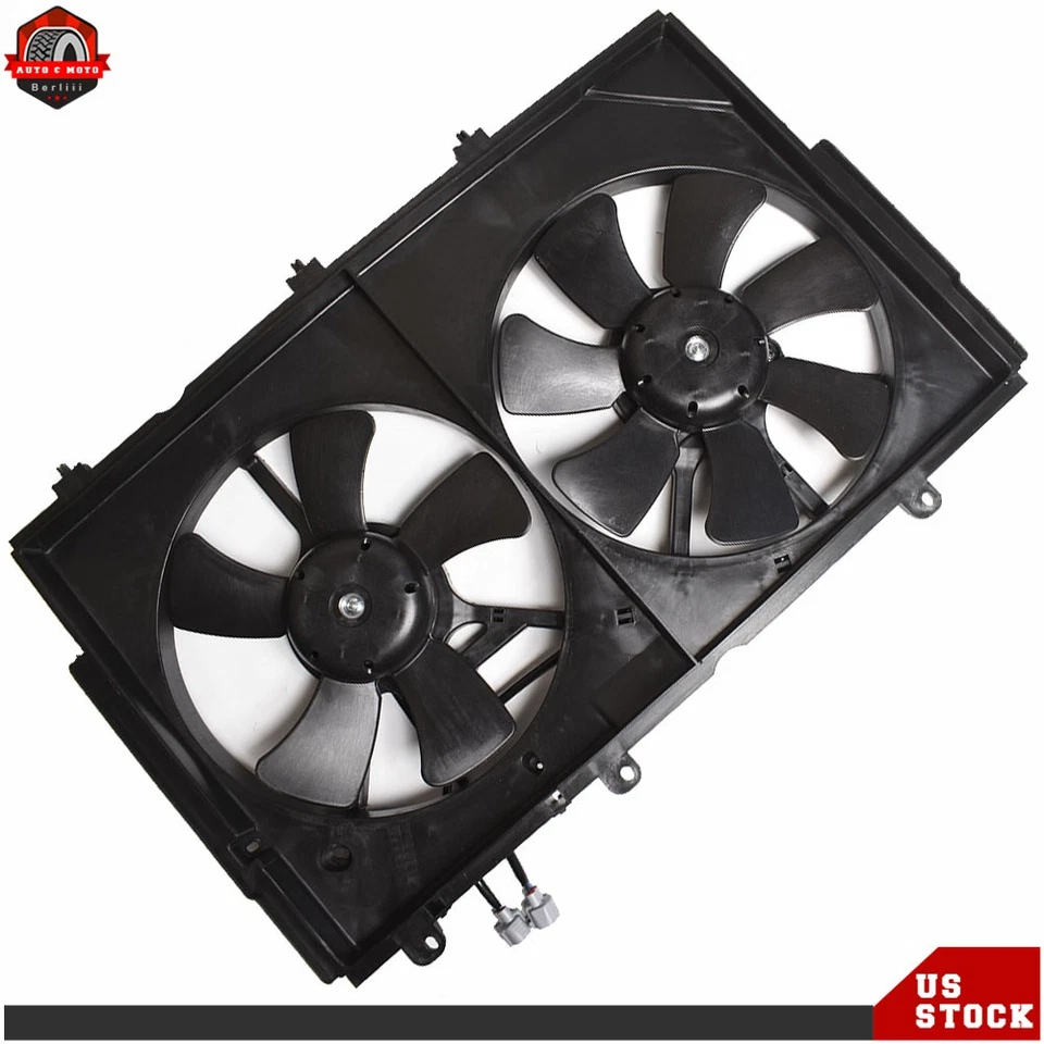 Conjunto de ventilador de refrigeración del radiador para Mitsubishi Outlander 2003-2006 2,4 L l4 620365 Foto 4 de 4