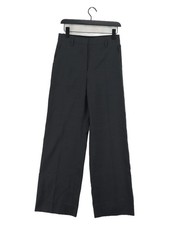 Prada Women's Suit Trousers UK 8 Grey Wool