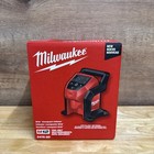 New Milwaukee M12 12-Volt Cordless Portable Inflator Tire Pump 2475-20 Tool Only