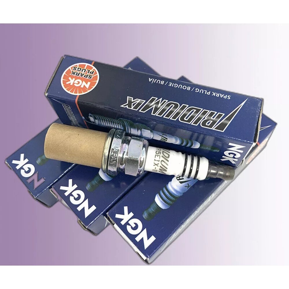 4PCS NGK Iridium IX Spark Plugs BKR5EIX-11 5464 Fit For Toyota Mitsubishi Mazda