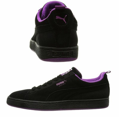 purple suede trainers