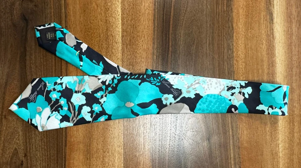 LOUIS VUITTON CLASSIC TIE KRAWATTE SILK RARE RETRO SEIDE MADE IN ITALY NEW - Bild 4 von 4