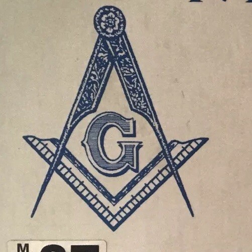 Freemason FREE MASON Grand Lodge license plate Freemasonry Secret