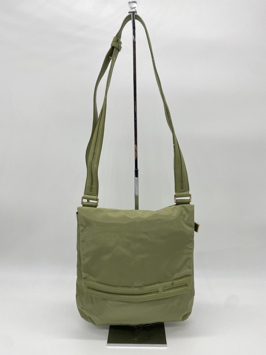 Tumi Ballistic Nylon w Leather Trim Slim Flap Messenger Bag 11