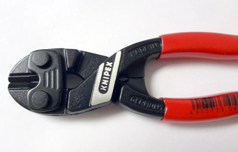 KNIPEX 71 31 200  8" High Leverage Compact Bolt Cutters Notched Blade Germany - Image 2 of 4