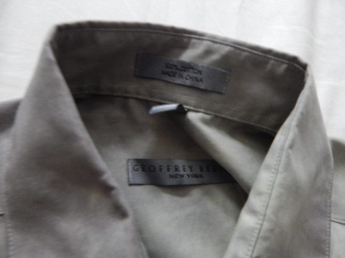 Tie Dye Black Green Gray Long Sleeve Button Up Shirt - Medium Mens Hand Made 15 - Picture 7 of 7