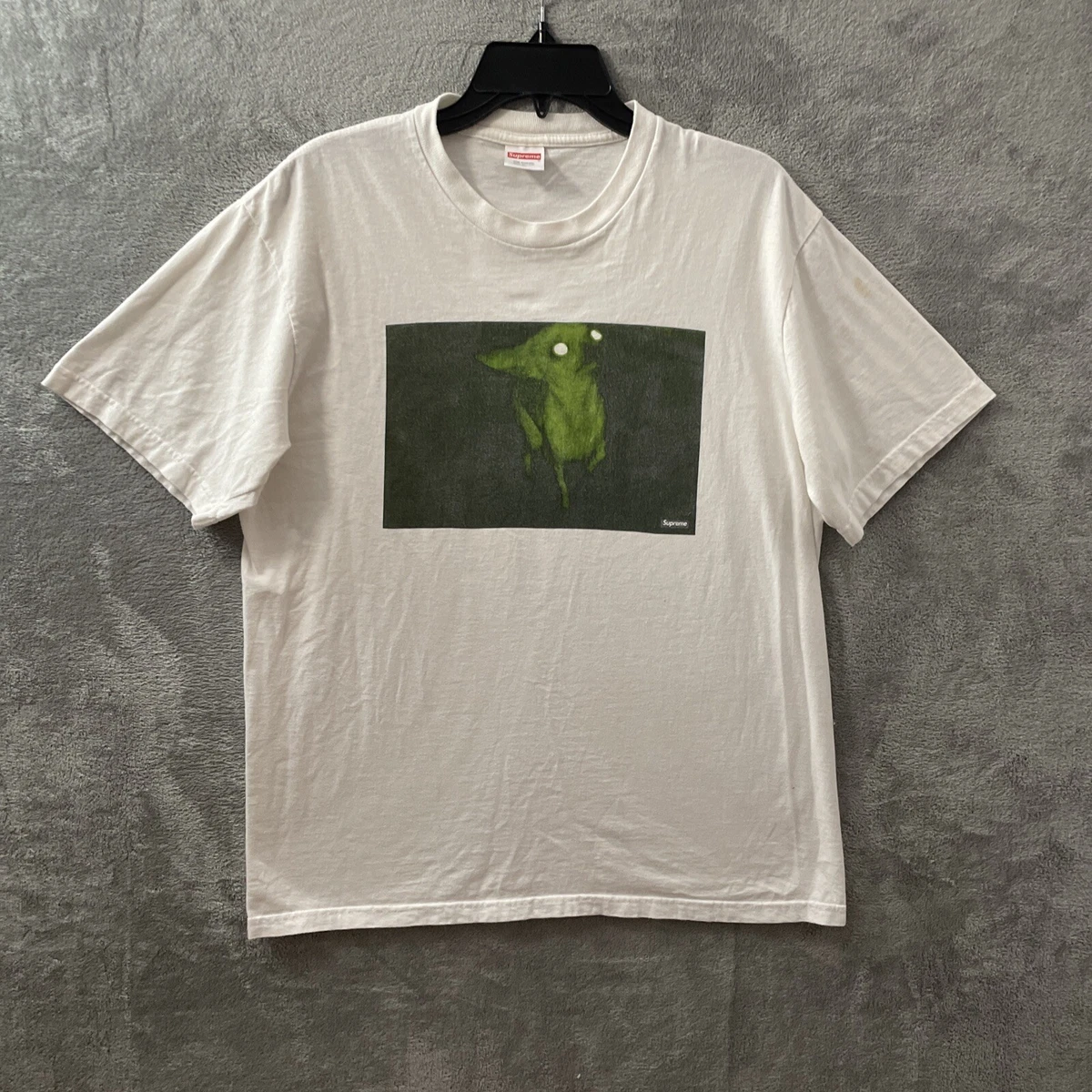 Supreme Chris Cunningham Shirt Mens Medium Graphic Short Sleeve White Made USA