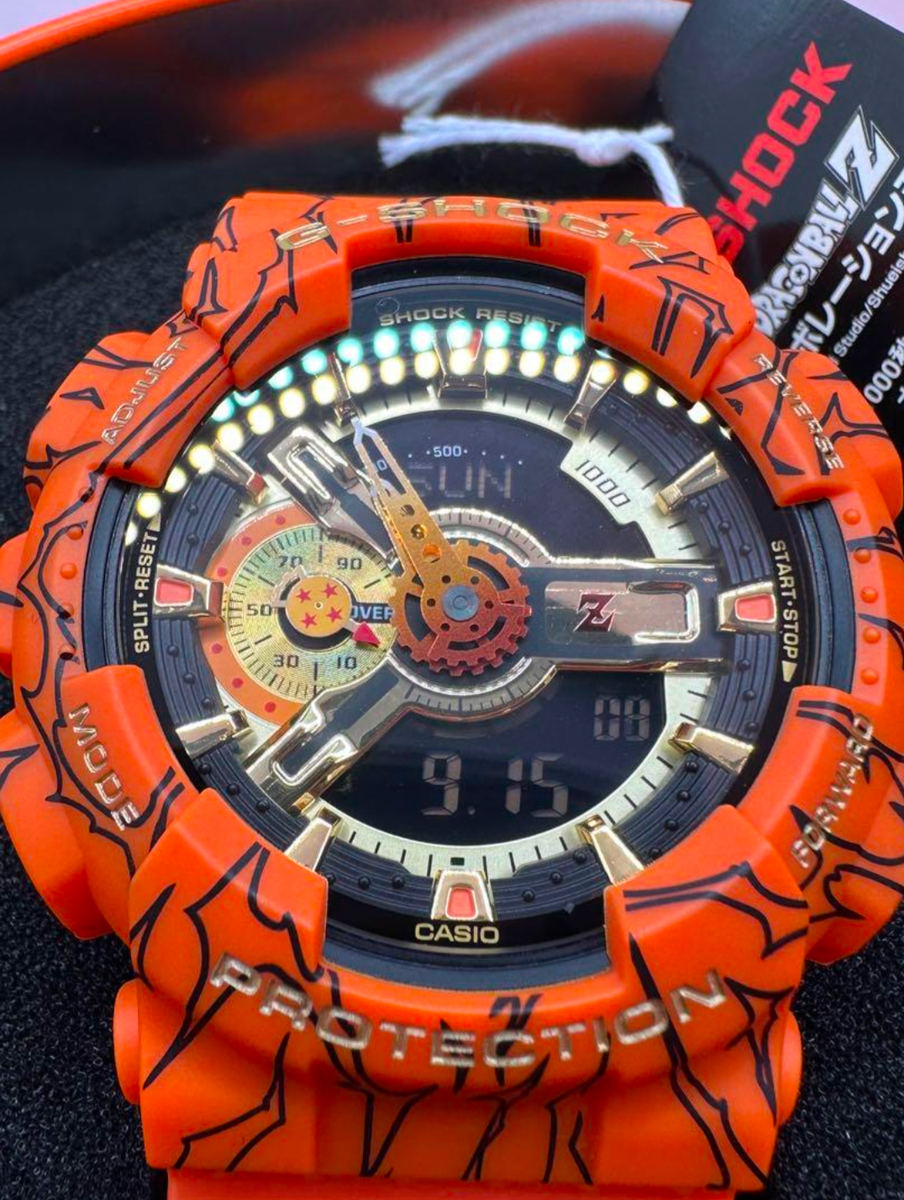 Casio G-Shock Dragon Ball Z GA-110JDB-1A4 51.2mm Case Orange Casio G-Shock Dragon Ball Z GA-110JDB-1A4 51.2mm Case Orange