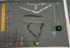 Vtg Lot 16 ALL AVON Fashion Costume JEWELRY Bracelet Necklace TURQUOISE Sterling