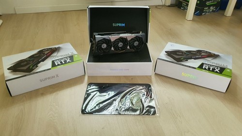 3 CARTES GRAPHIQUES NVIDIA MSI GeForce RTX 3070 SUPRIM X 8G NO LHR !!! FACTURES - Photo 3/3