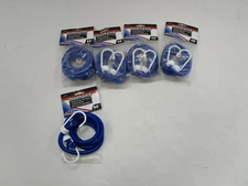BOATER SPORTS 48" STRETCH CORD (SET OF 5) BLUE / WHITE 52278 MARINE BOAT