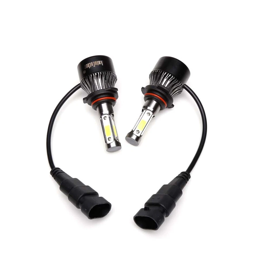 9012 For Fiat 500 2012-2024 Headlight LED 6000K 36000LM HIR2 White 2x Bulbs Kit - Image 3 of 4