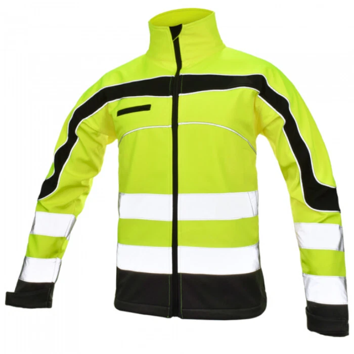 Softshelljacke Softshell Arbeitsjacke Berufsjacke Jacke Gelb Neon Gr. M - XXXL - Bild 2 von 2