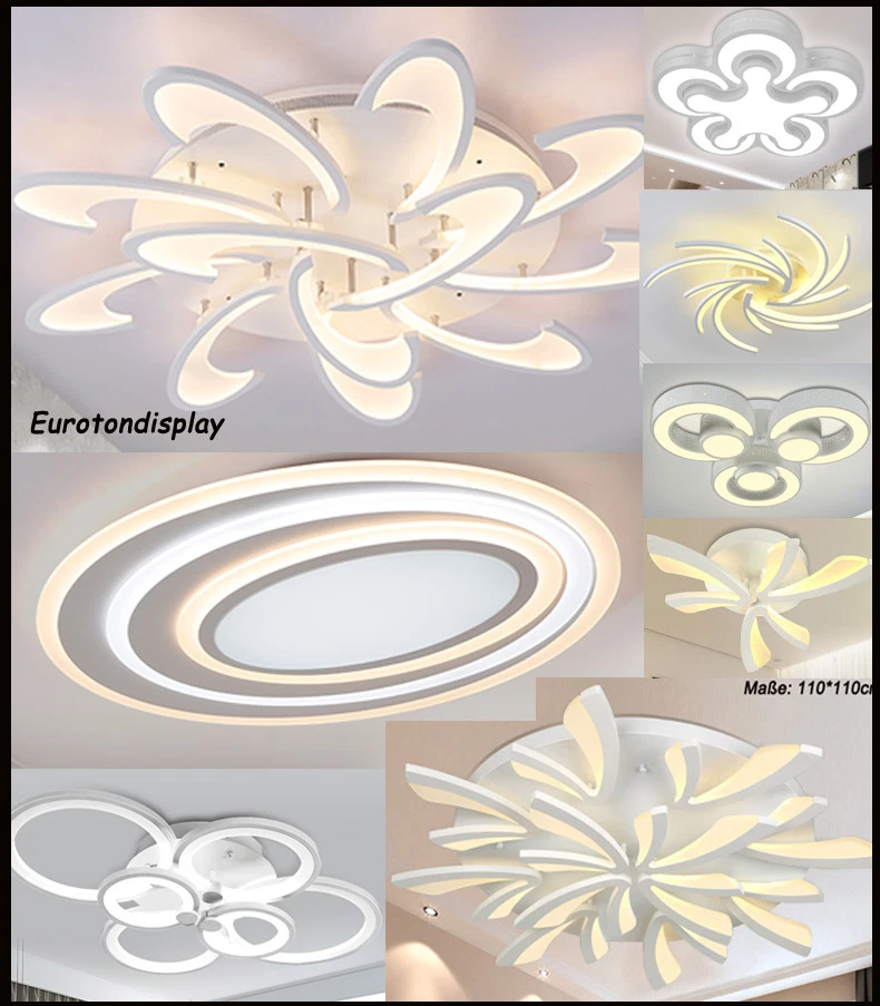 LED Deckenleuchte Pendelleuchte Lampe Lichtfarbe Helligkeit einstellbar A V2 - Bild 4 von 4