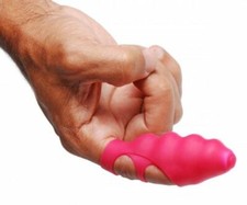 Vibrating Clitoral Finger Massager Vibe Vibrator Orgasm Sex toys for Women