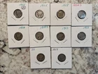 #21 Mercury Dimes Lot 10 90% Silver 1923(4), 1923S, 1924, 1924S, 1925(3).