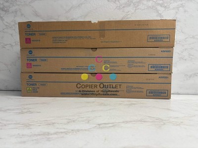 3 OEM Konica Minolta AccurioPrint C3070L, C4065 MMY Toners TN620M & TN620Y