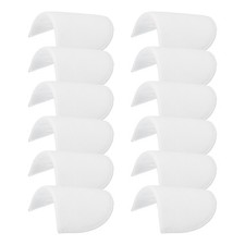 6 Pairs Shoulder Pads for Women Clothing Sponge Shoulder Pads, White 0.4cmx8cm