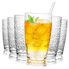 6 Pcs Plastic Drinking Tumblers Set of 18 oz, Acrylic Drinking 18 oz-6 pcs