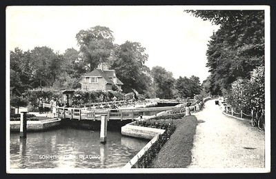 Reading, Sonning Lock, Ansichtskarte 