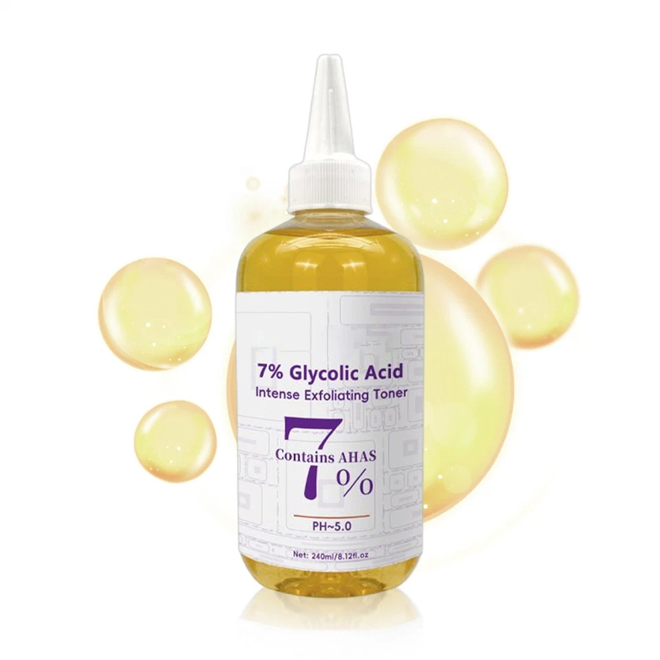 Face Exfoliating Toner 120ml 7% Acido Glicolico Como Smoothing Moisturizer - Image 3 of 4