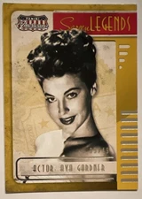 Ava Gardner 2015 Panini Americana Screen Legends Gold #’D 09/49 #2 Actor ESE