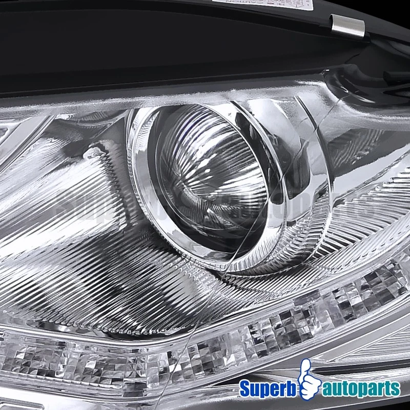 Fit 2005-2008 Audi A4 Projector Headlights LED Strip Tube Lamp 06-08 Replacement Foto 4 de 4