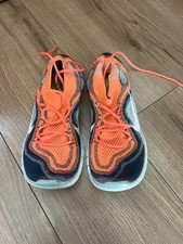 Nike Free Run 5.0 Flyknit Running Trainers - Orange - UK Size 5