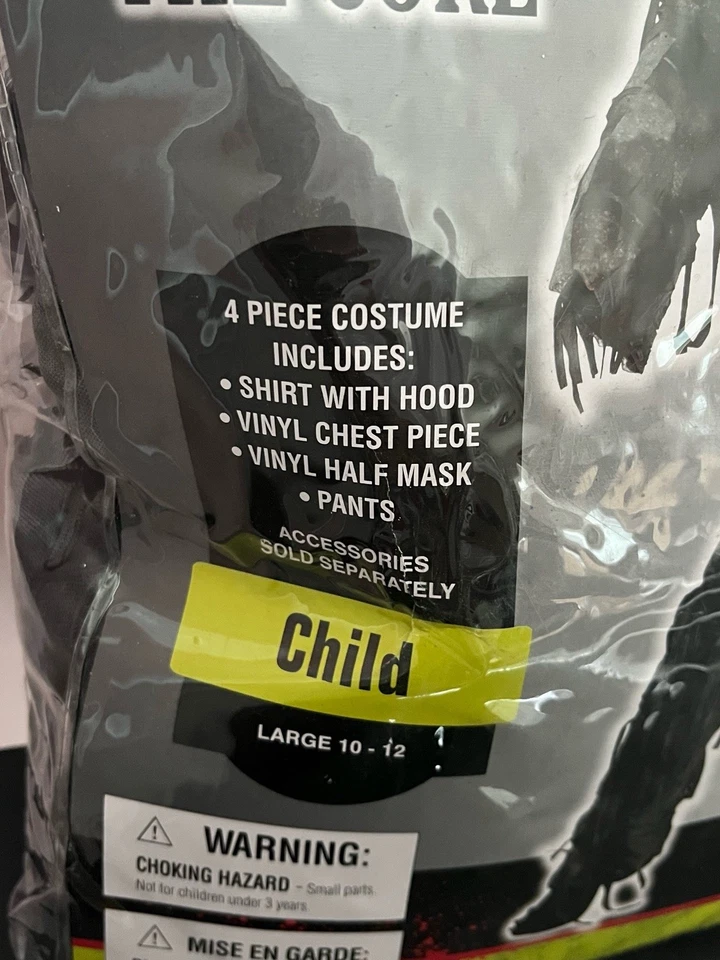 Halloween Zombie Muerto Podrido Hasta la Núcleo Niño Grande 10/12 Disfraz Miedo 4 Piezas Foto 2 de 3