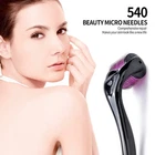 0.5mm 1mm 1.5mm 2.0mm 540 Microneedle Scar Derma Roller Dermaroller