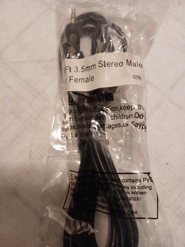 Stereo Audio Extension Cable 3.5mm Male To Female Aux Cord For Headphone Phone - Picture 2 of 4