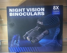 Digital Night Vision Goggles 8X Zoom - HD 4K IR Binoculars Head-Mounted WiFi