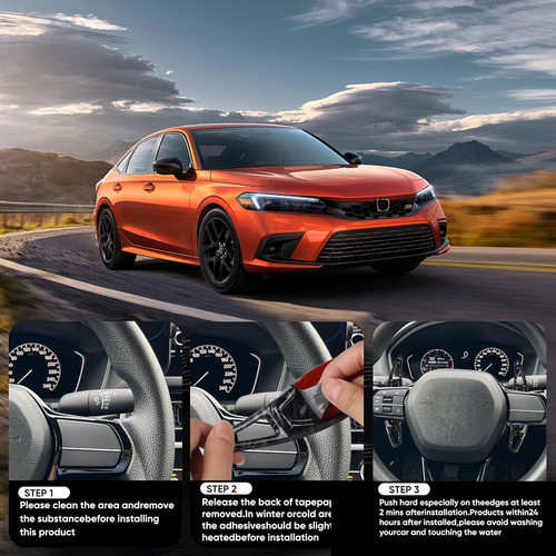 Extensiones de cambio de paleta compatibles con Honda Civic, Accord/CR-V - Se adapta a 11º... - Imagen 7 de 12