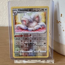 Pokémon Cinccino Swsh01: Sword & Shield 147/202 Rare Reverse Holo Stage 1 90 HP