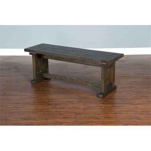 Sunny Designs Homestead Farmhouse Wood Breakfast Nook Set in Tobacco Leaf - Picture 8 of 12