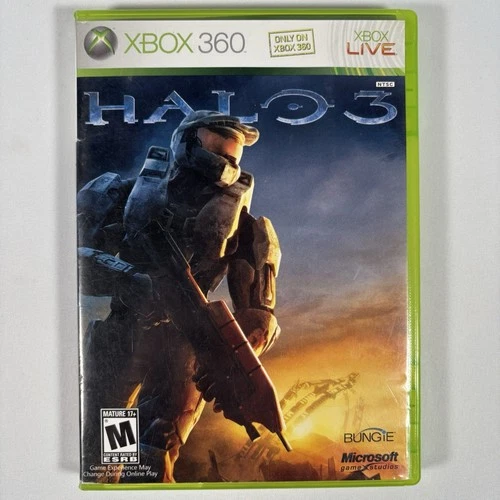 Halo 3 (Xbox 360, 2007) CIB Complete with Manual and Poster