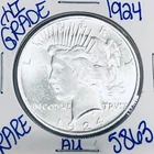 1924 SILVER PEACE DOLLAR AUTHENTIC HI GRADE U.S. MINT COIN FREE SHIPPING 5863